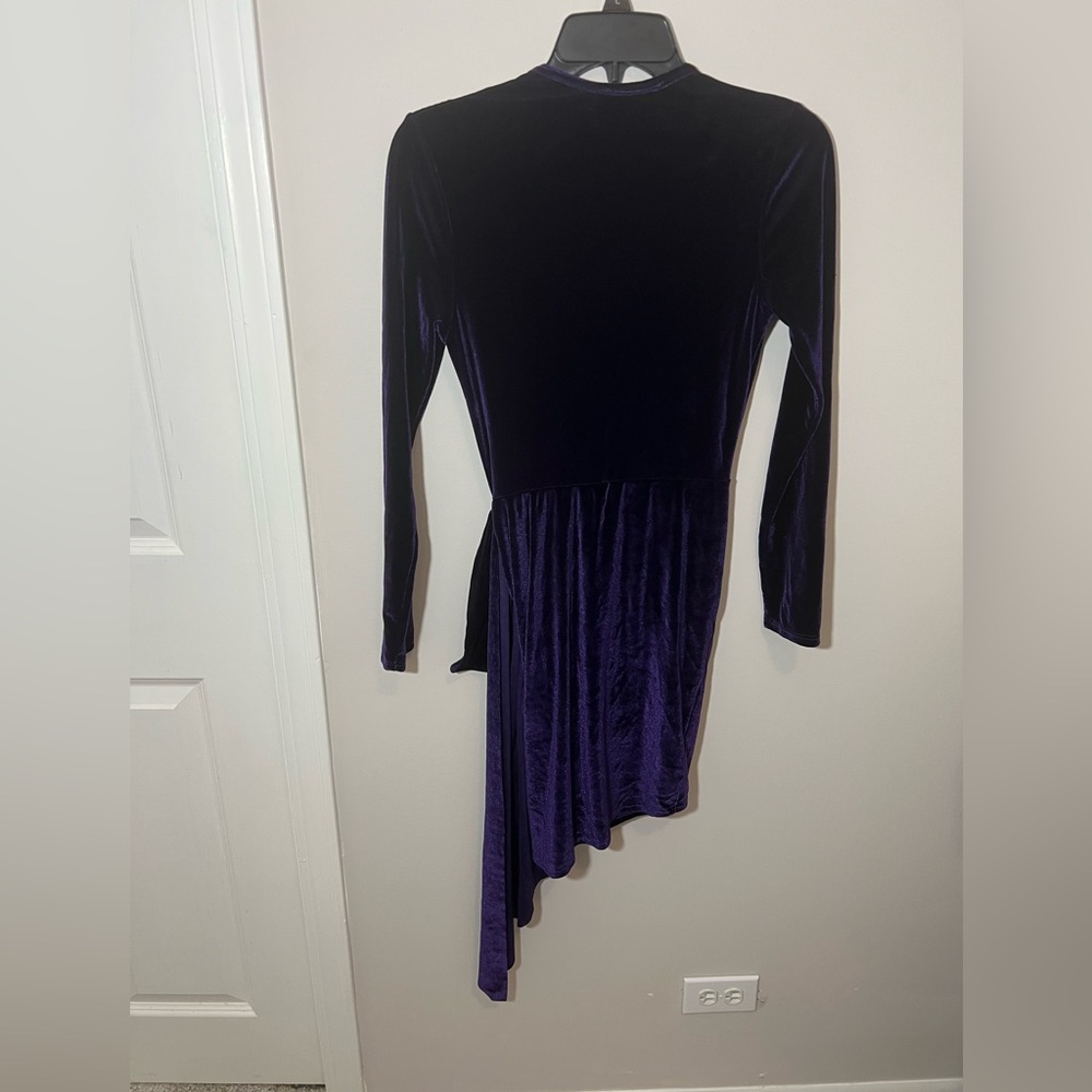 Akira SEXY VELVET DRESSY MINI PURPLE - Picture 7 of 8